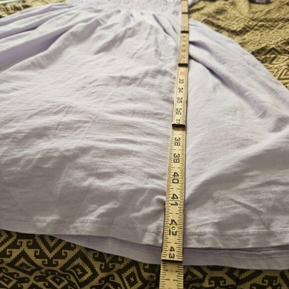NWT SUNDRY Anthropologie Womens Midi Dress SZ Small Lilac Smocked Waist USA - Picture 11 of 12